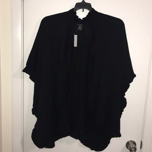 Black wrap /poncho
